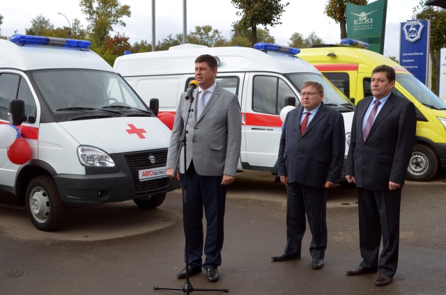 Область получила новые автомобили скорой медицинской помощи