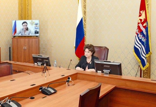 Спикер регионального парламента приняла участие  в заседании комиссии  Совета законодателей России по социальной политике