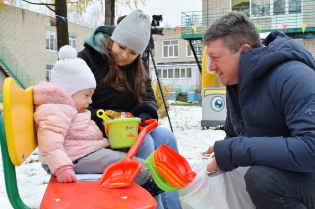 В детском саду № 180 города Иванова установили площадку для особенных малышей