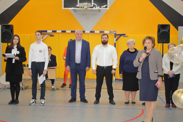 В лицее № 22 города Иванова открыли новый спортивный зал