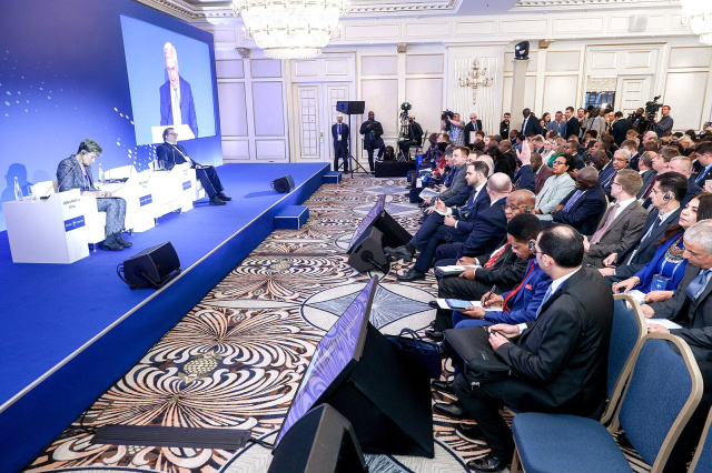 Марина Дмитриева участвует в Международной парламентской конференции «Россия-Африка»