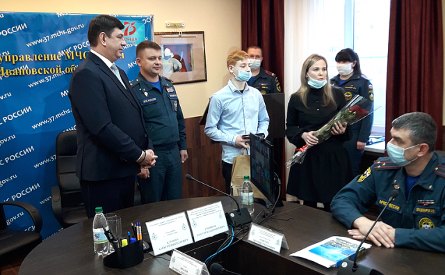 Ивановский кадет награжден медалью Совета Федерации «За проявленное мужество»